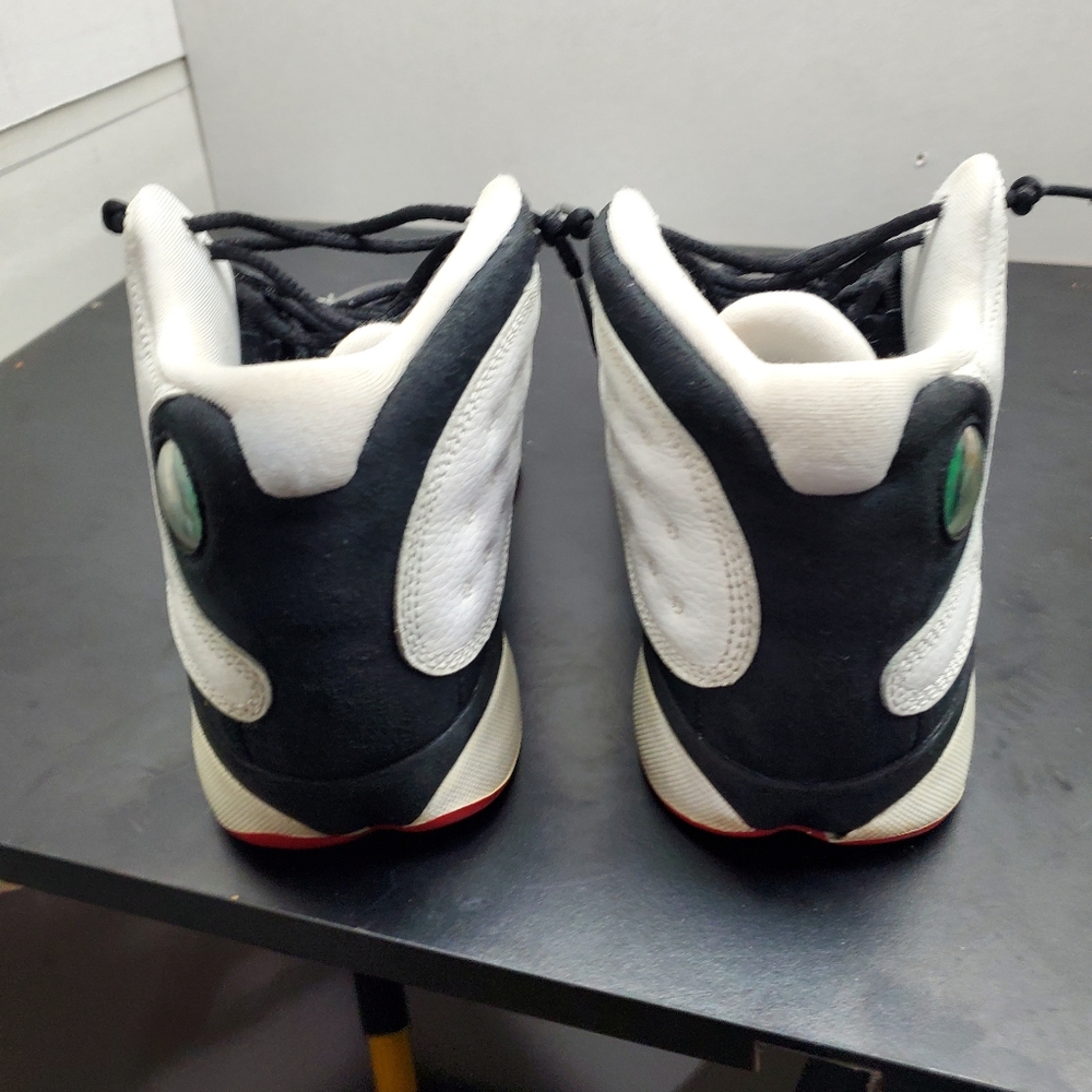 White and Black size 7y He Got Game Jordan 13
